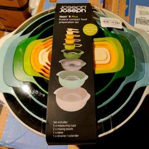 9 pieces compact food preparation set